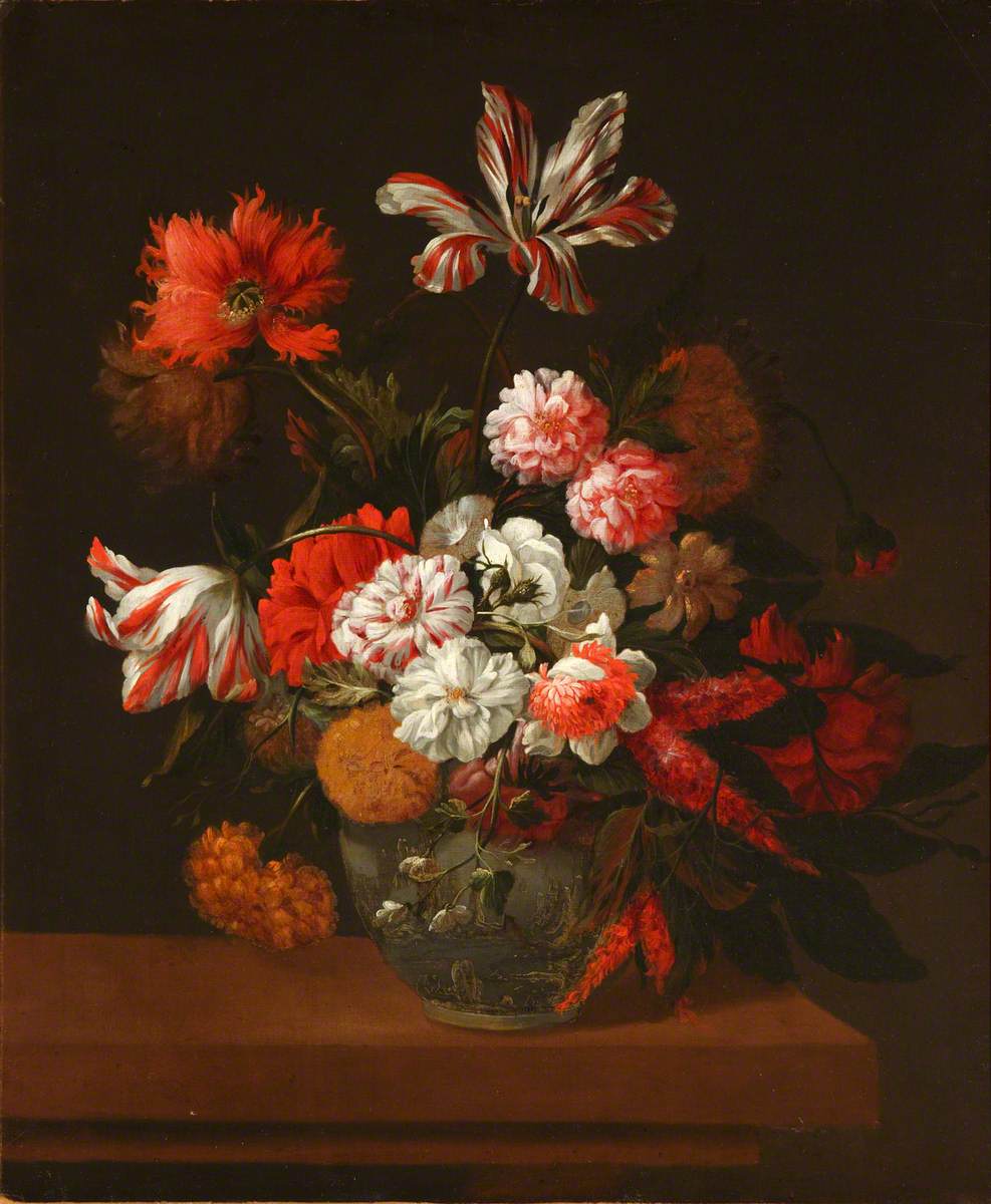 Flowers in a China Vase