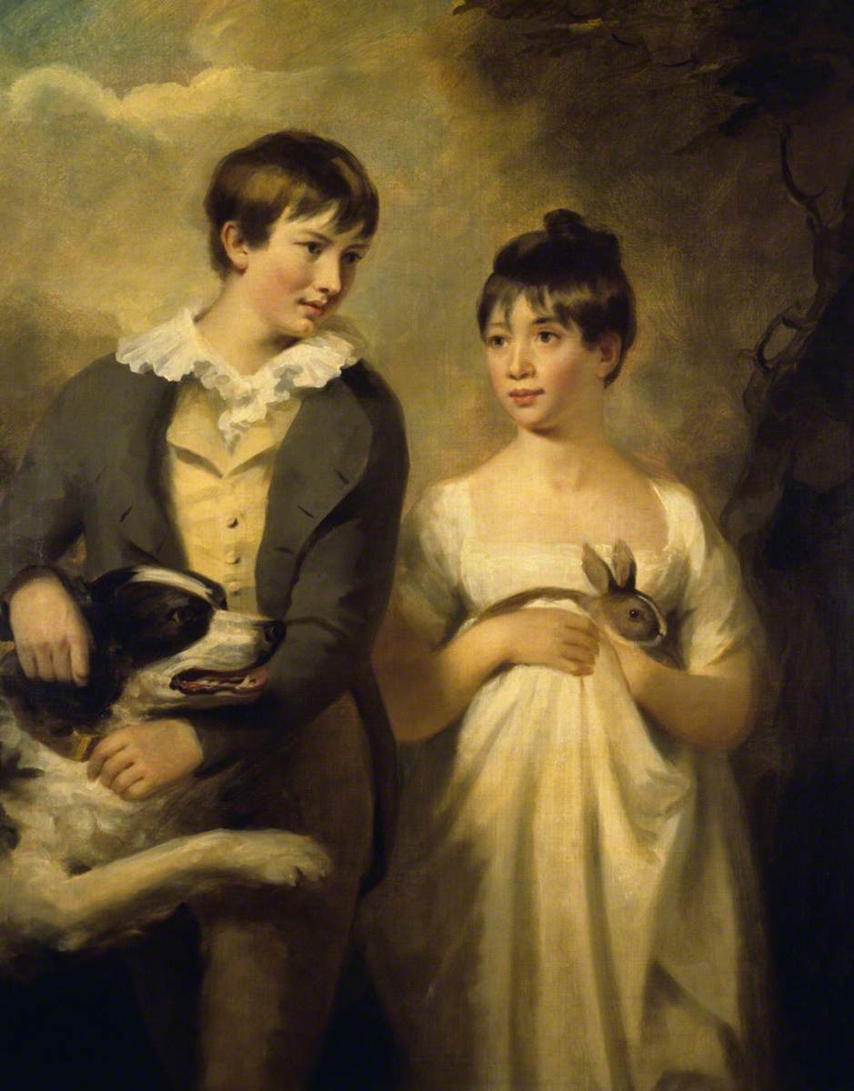 The Children of Professor Dugald Stewart: George (d.1809), and Maria (d.1846), as Children