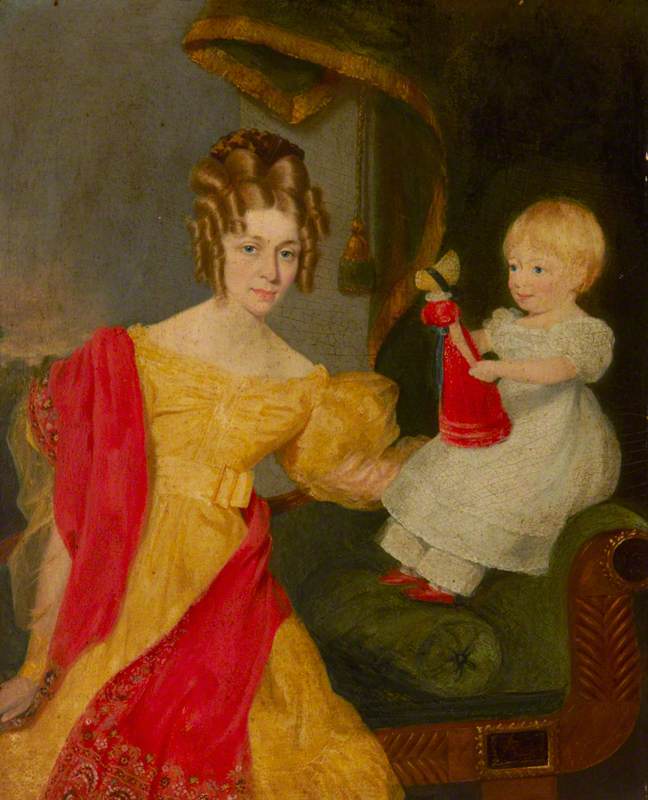 Portrait of an Unknown Mother with Her Child