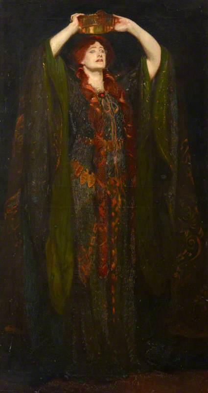 Dame Ellen Terry (1847–1928), as Lady Macbeth in William Shakespeare's 'Macbeth'