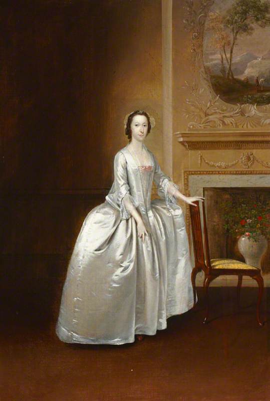 Portrait of an Unknown Lady before a Chimneypiece