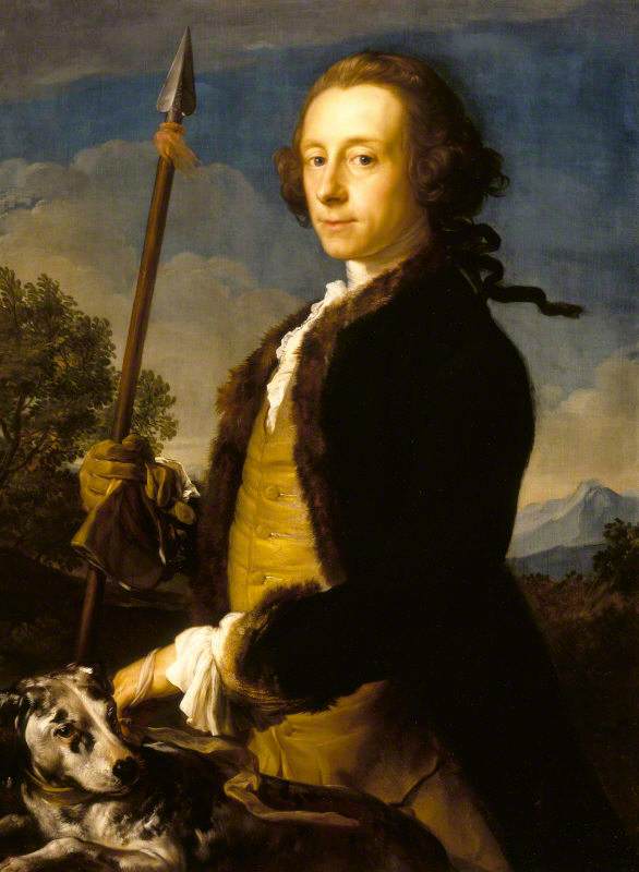 Sir Matthew Fetherstonhaugh (1714–1774), 1st Bt, MP, as a Hunter with a Wild Boar Spear