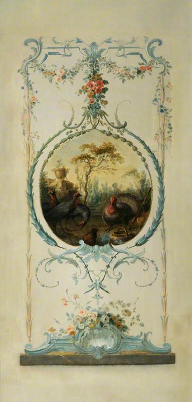 Wall Panel with Turkeys