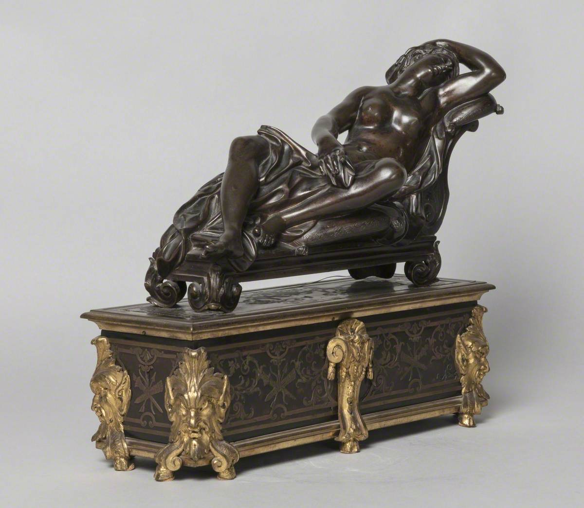 Statuette of Reclining Nymph
