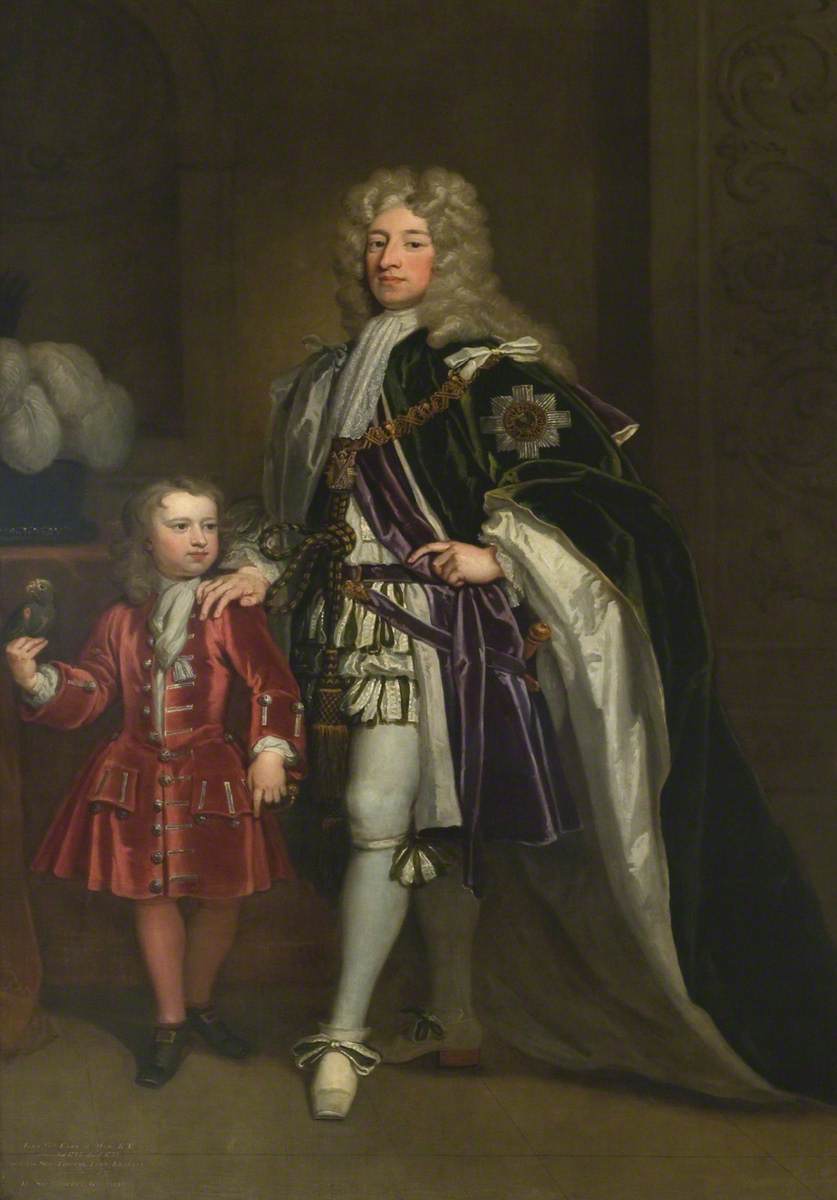John Erskine, 6th Earl of Mar (1672–1732), with His Son Thomas, Lord Erskine (1705–1766)