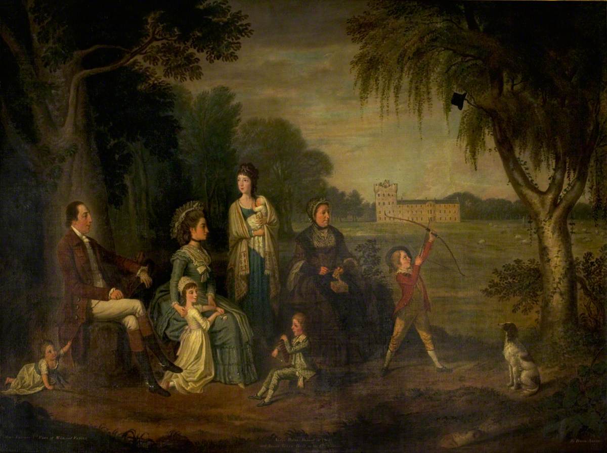 John Francis, 7th Earl of Mar, and Family