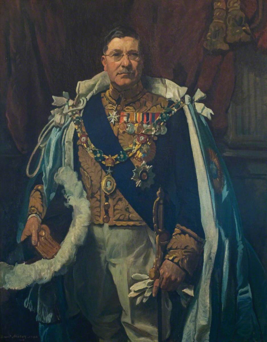 John Francis Ashley (Jock), Lord Erskine, Governor of Madras, in the Robes of Governor
