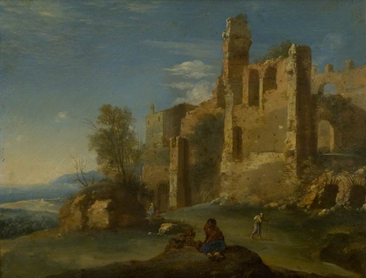 Classical Ruins with Figures