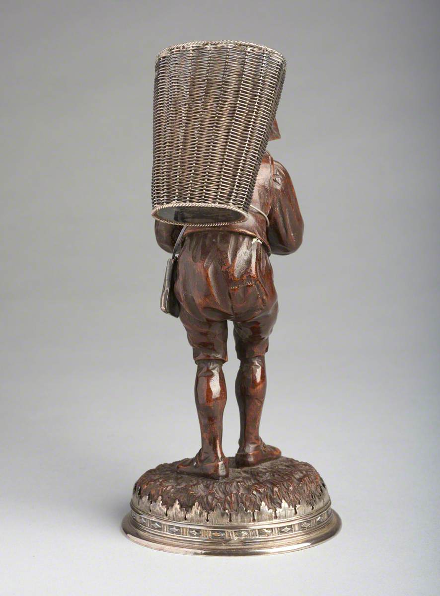 Peasant Man Carrying Basket