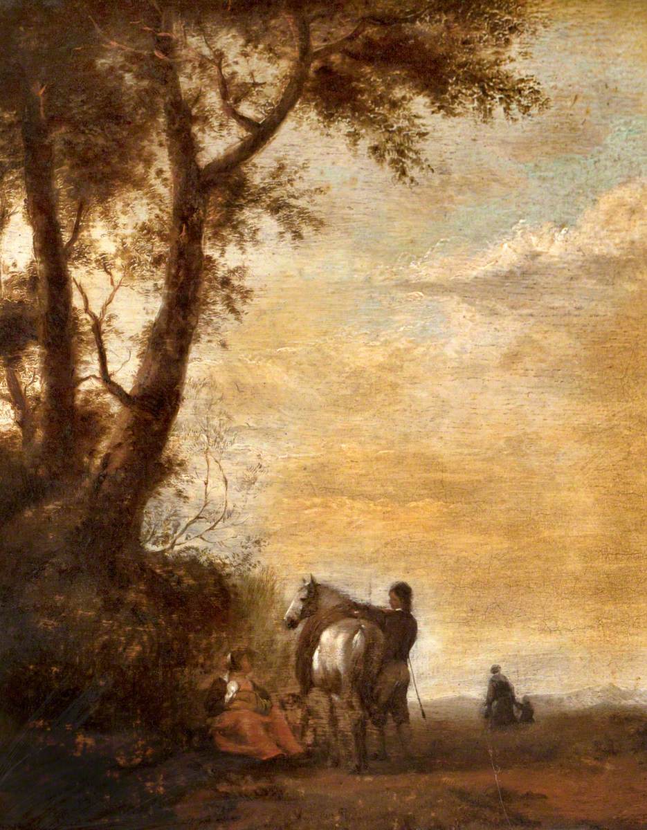 Figures under a Tree
