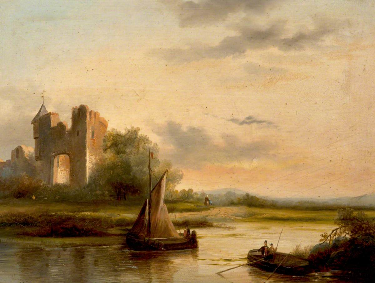 Riverscape with a Castle