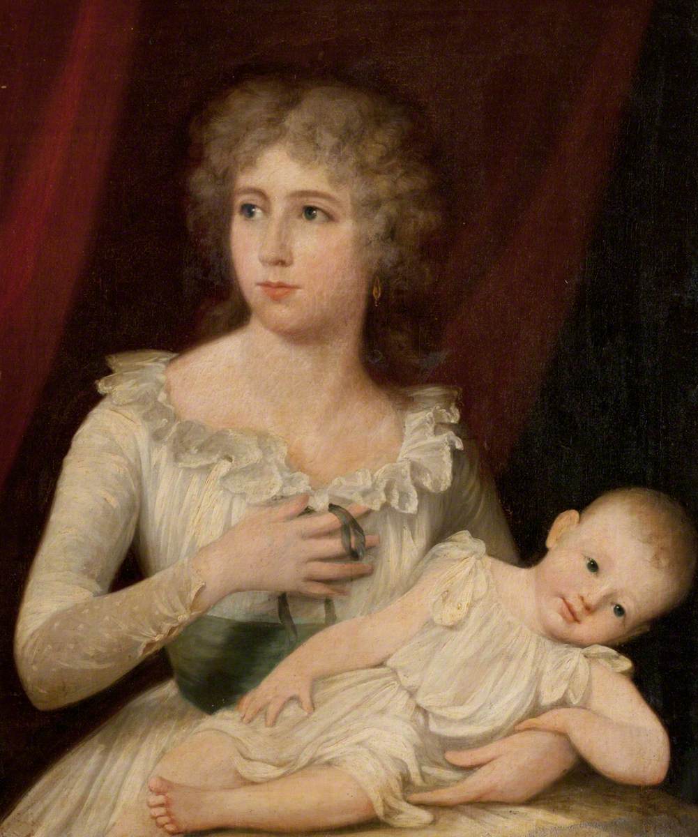 Ann, Wife of James Brodie, and Her Son, presumably William, Later 22nd Laird