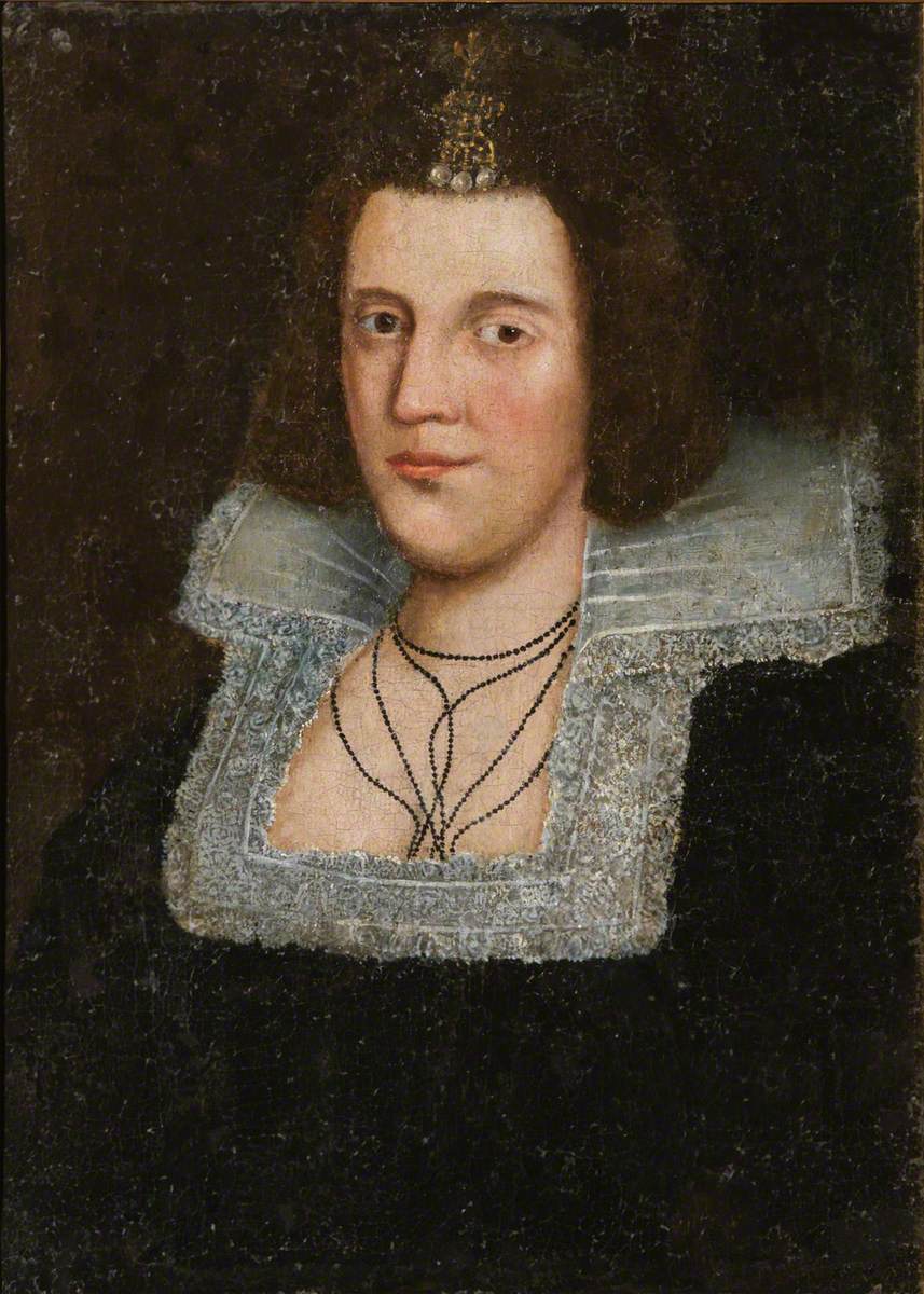 Portrait of a Lady in a Black Dress