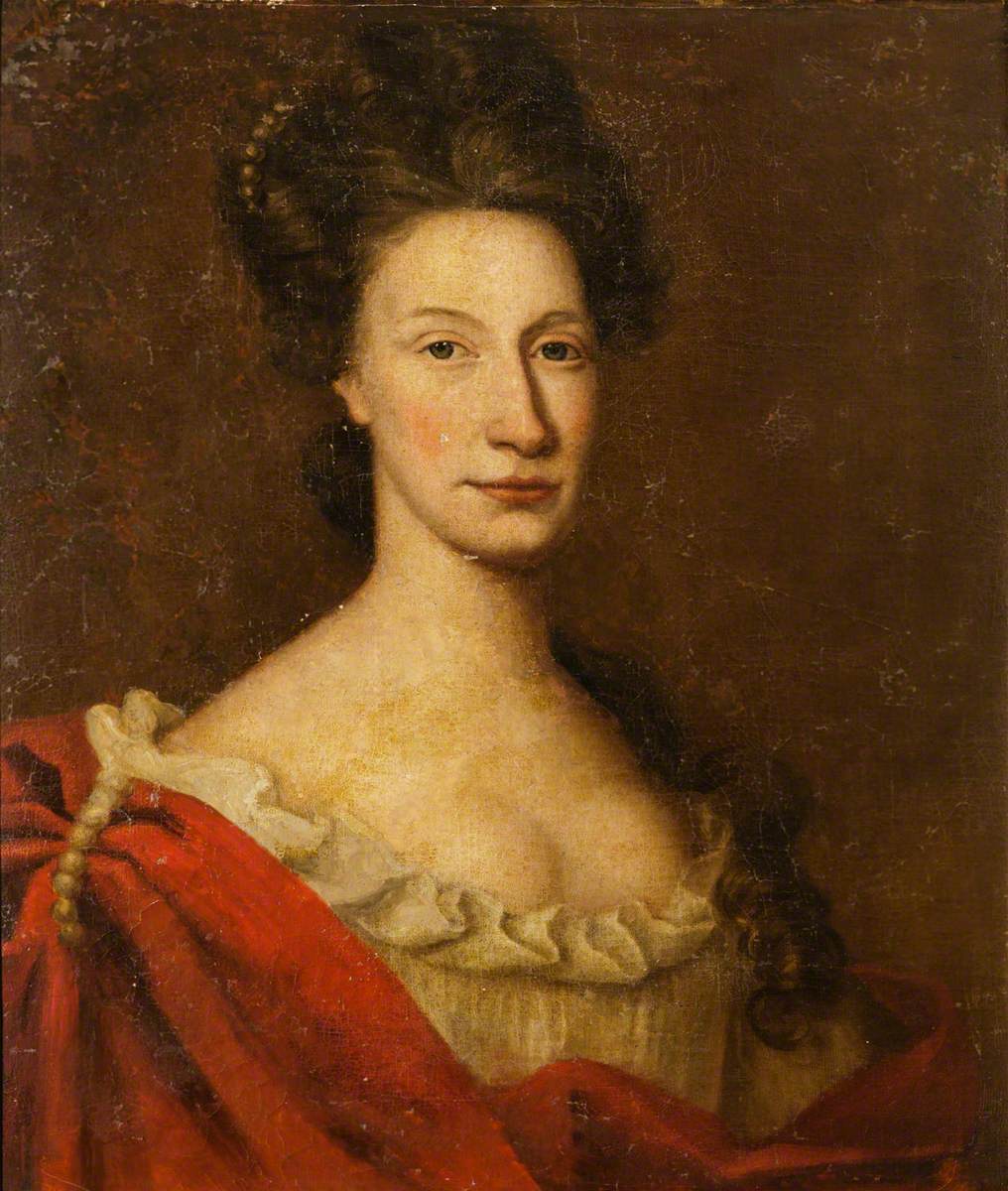 Portrait of a Lady in a Red Dress