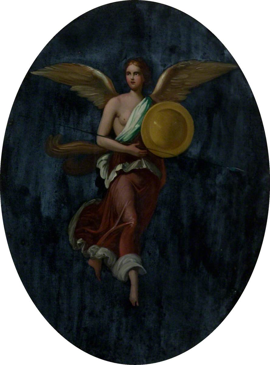 Winged Victory with Shield and Spear