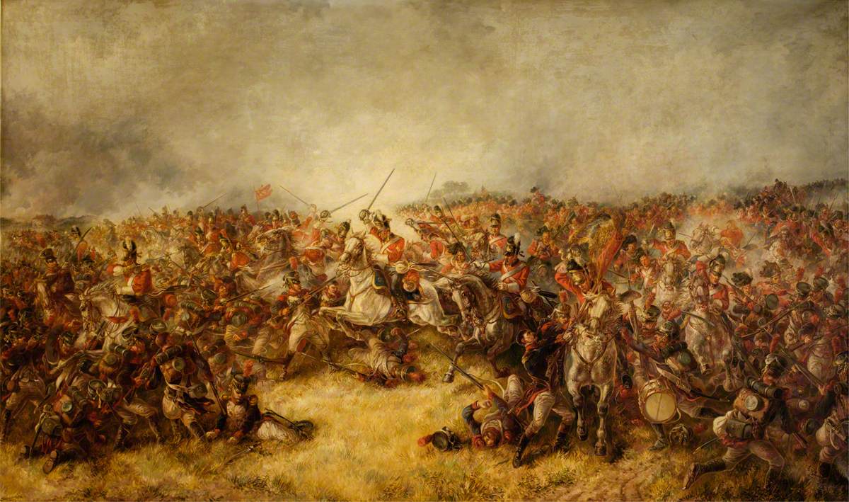 The Scots Greys at Waterloo