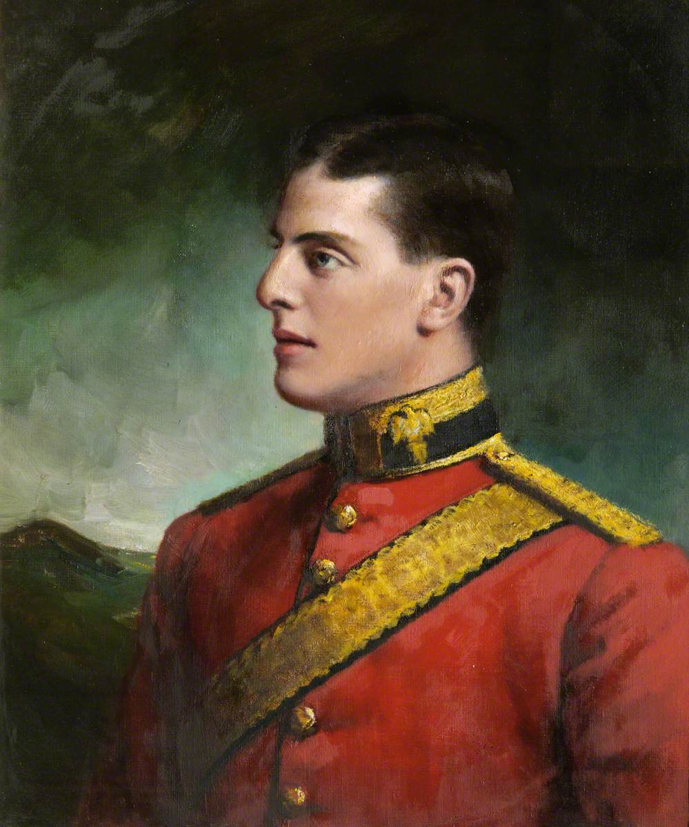 Arthur Burn in the Uniform of the Royal Dragoons
