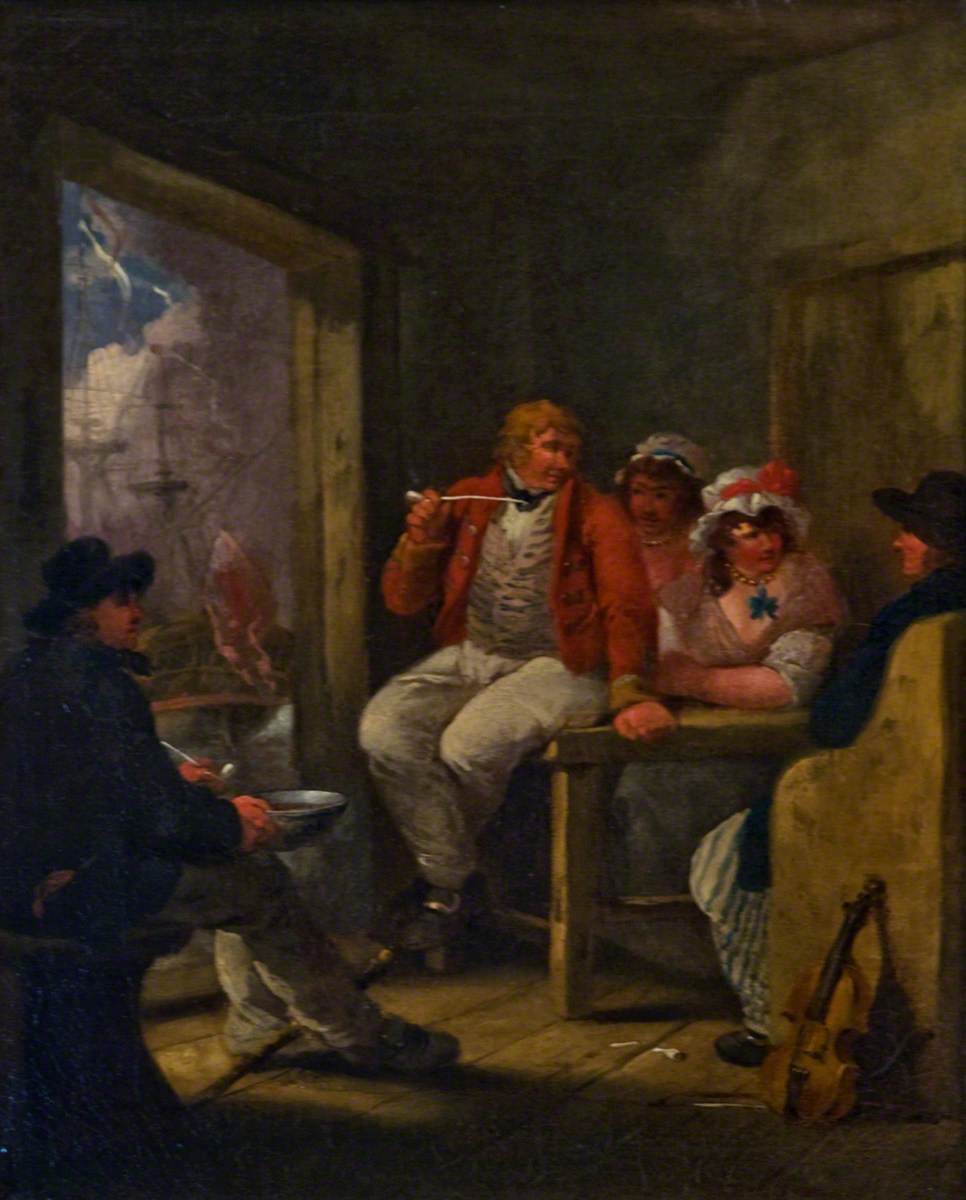 'Jack Ashore', an Inn Scene with Sailors