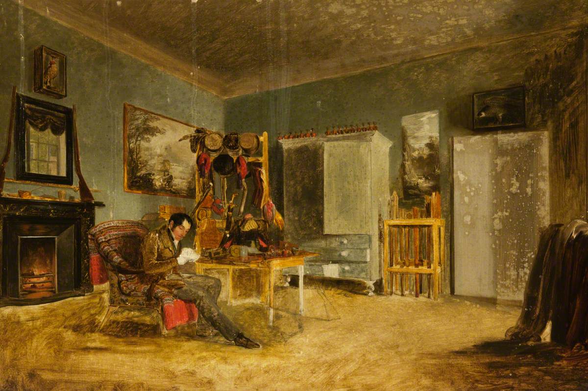 A Gun Room with George, 4th Earl of Aberdeen