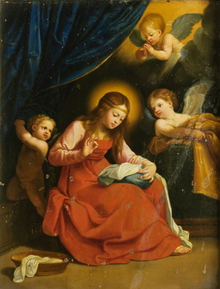 The Virgin Sewing
