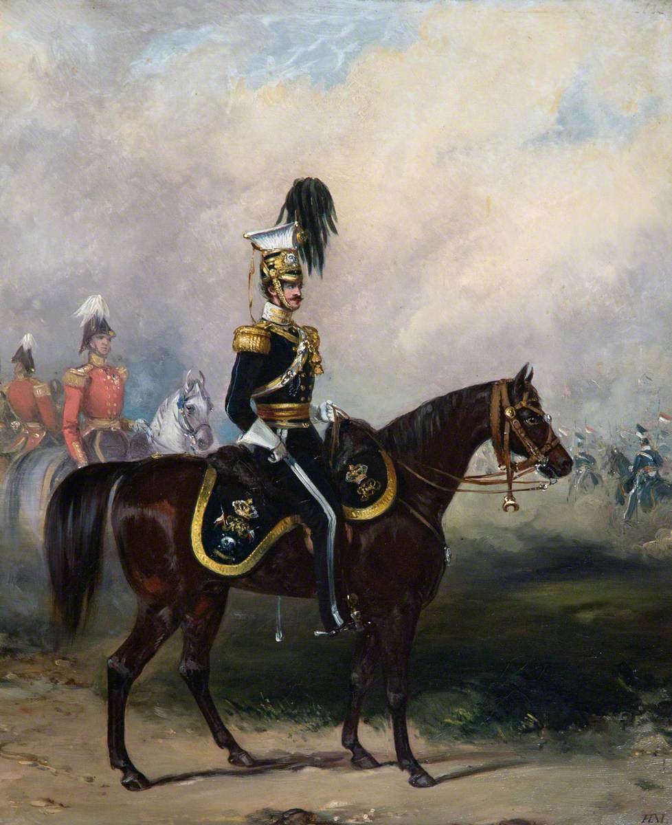 William Henry Kennedy-Erskine (1828–1870), 18th of Dun, Captain of the 17th Lancers