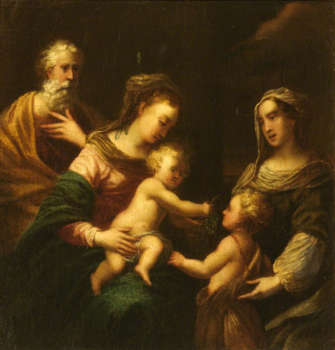 The Holy Family with Saint Elizabeth and the Infant Saint John the Baptist