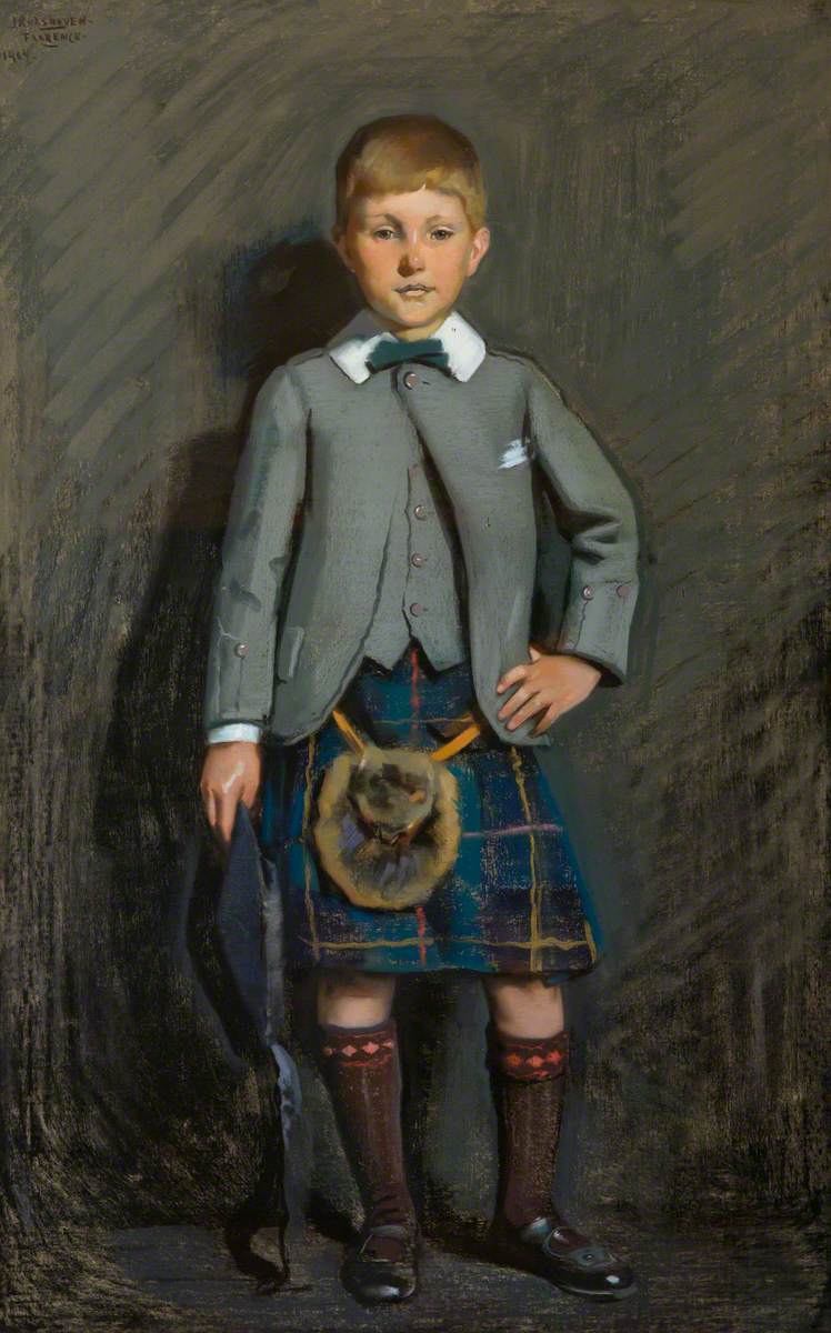 Hugh Sharp (1897–1937), as a Boy in Highland Dress