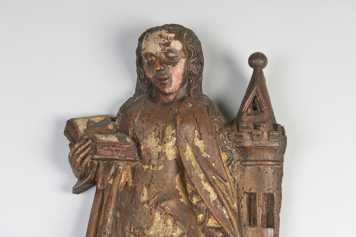 Saint Barbara with Tower