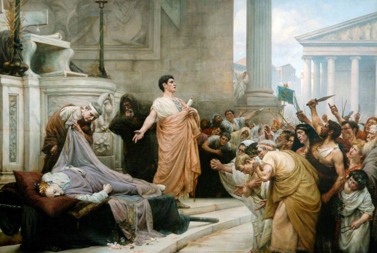 Mark Antony s Oration Over The Body Of Caesar Art UK