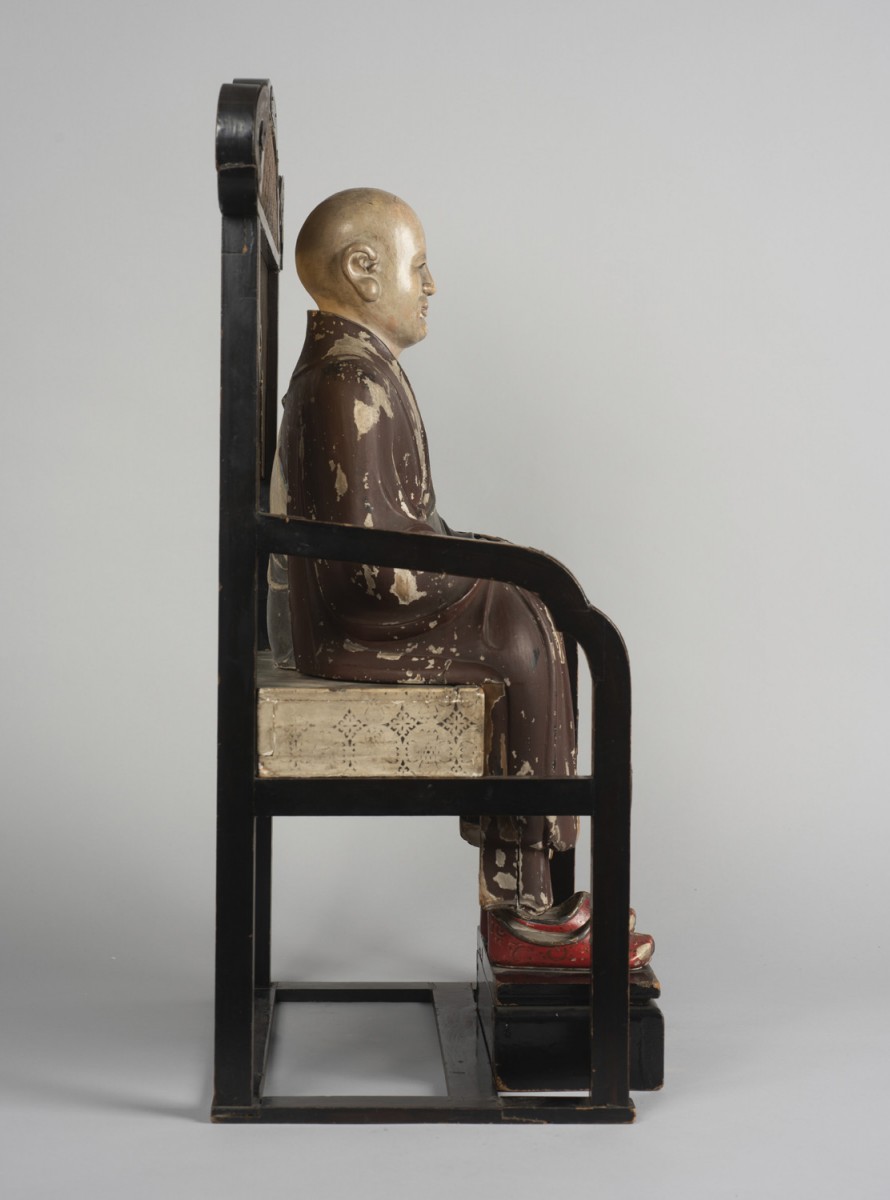 Seated Figure of a Japanese Monk