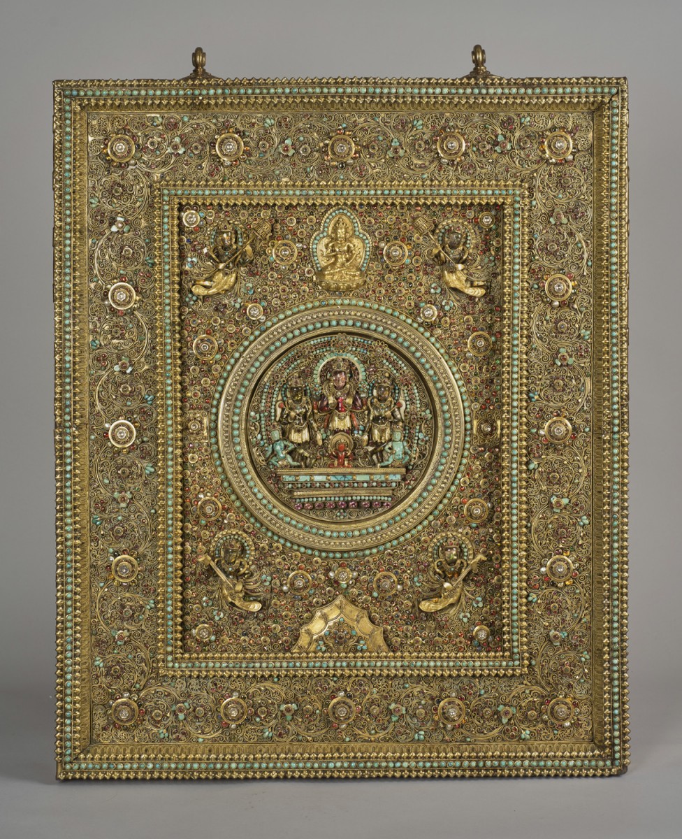 Nepalese Jewelled Votive Panel