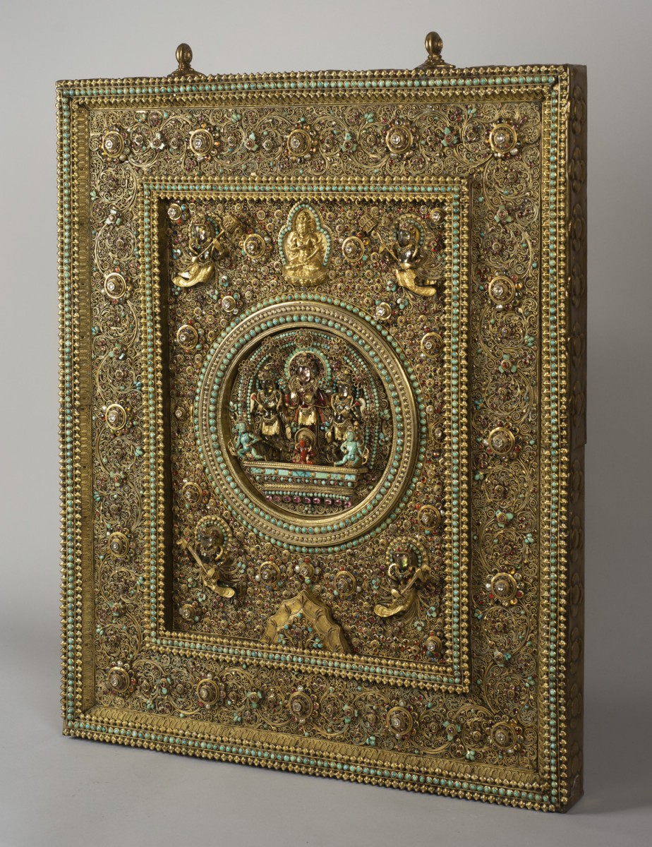 Nepalese Jewelled Votive Panel