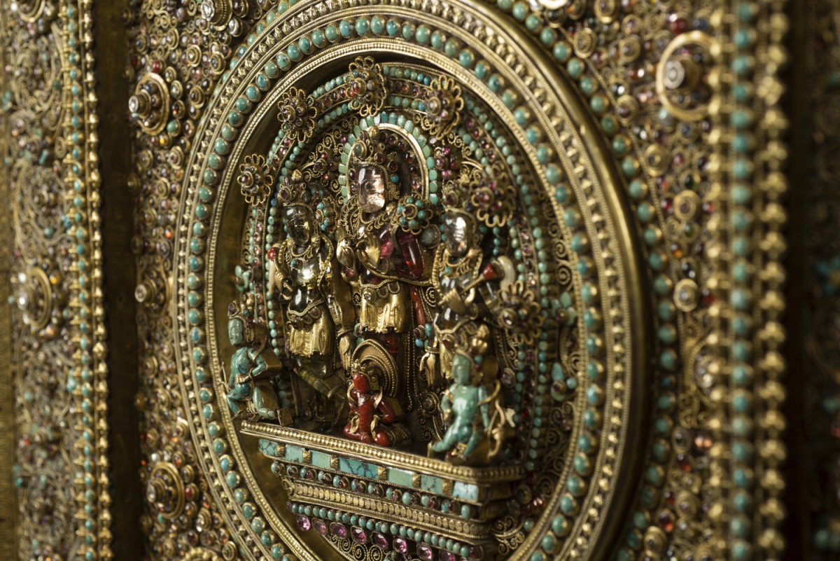 Nepalese Jewelled Votive Panel