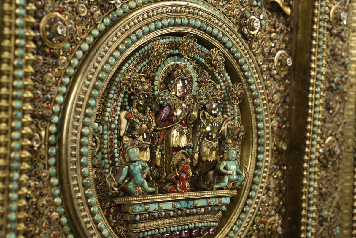 Nepalese Jewelled Votive Panel