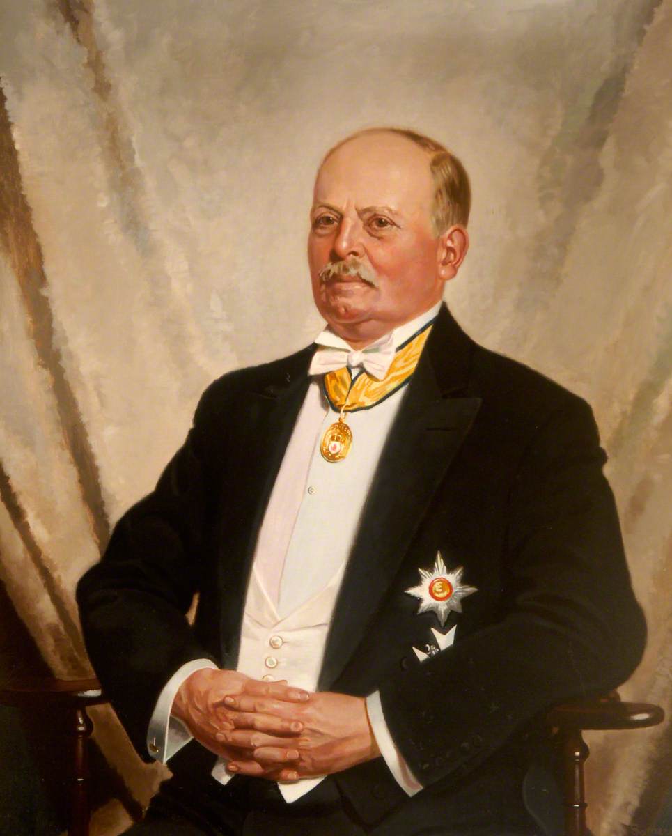 Sir Arthur Munro Sutherland (1867–1953), as Knight Commander with Star of the Order of St Olaf of Norway