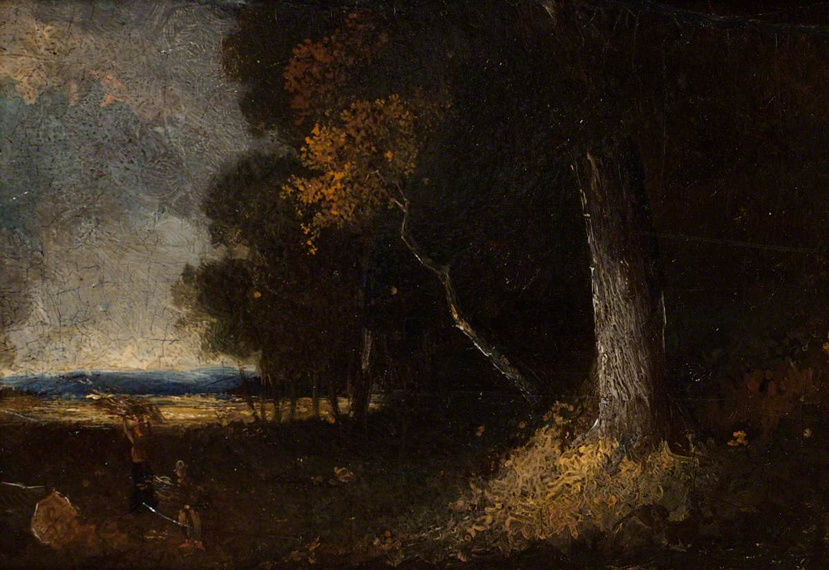 Wooded Landscape with Figures