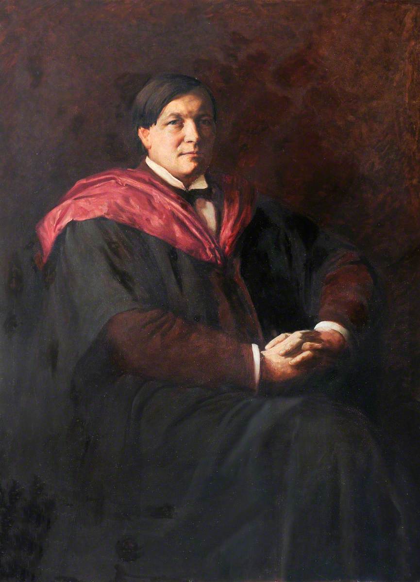 Sir John Morris Jones (1864–1929), Seated