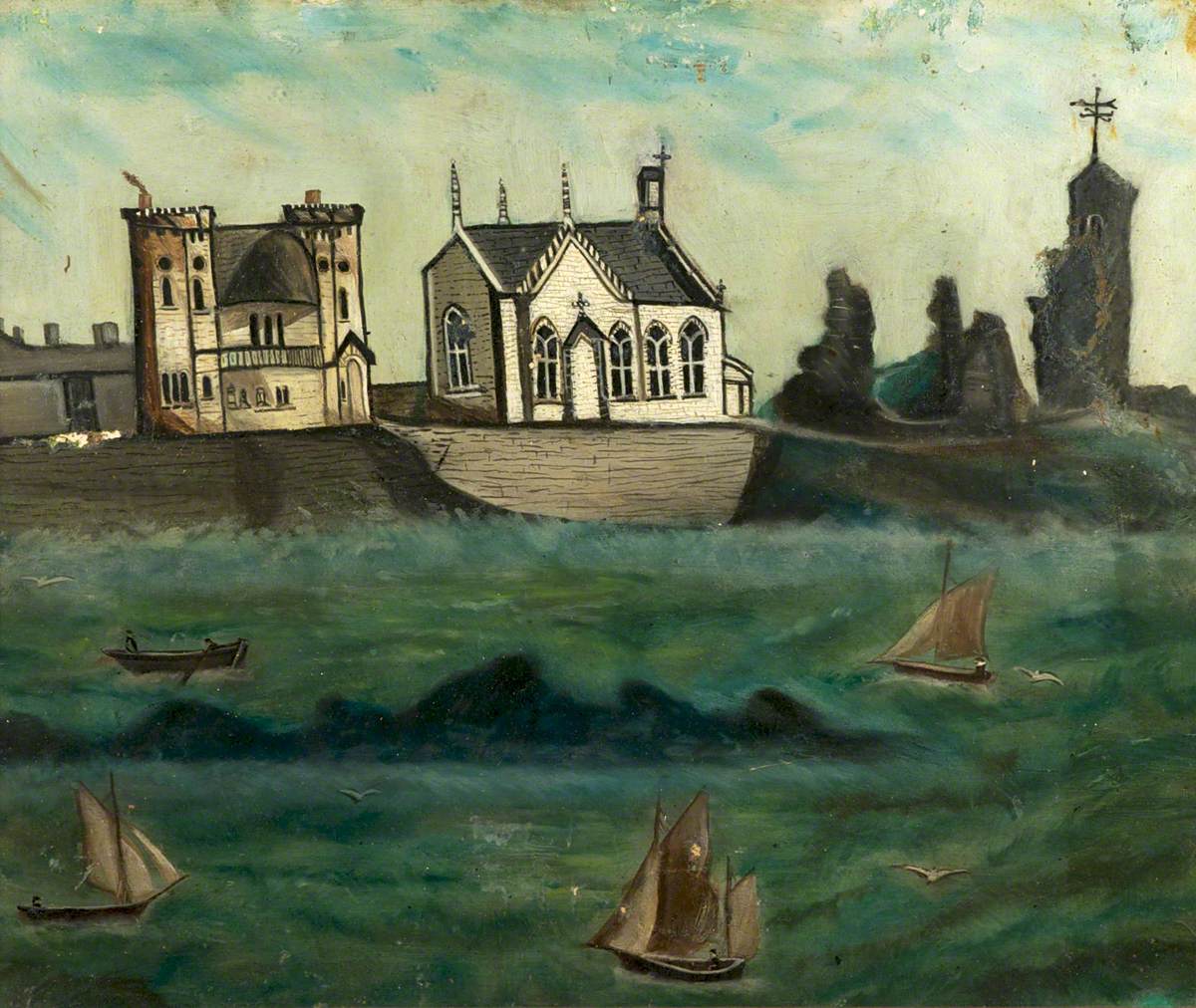 Castle House and St Michael's Church, Aberystwyth
