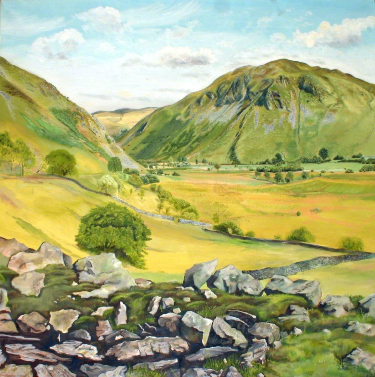 Cwm Berwyn from Pant Sheriff Farm, Tregaron | Art UK