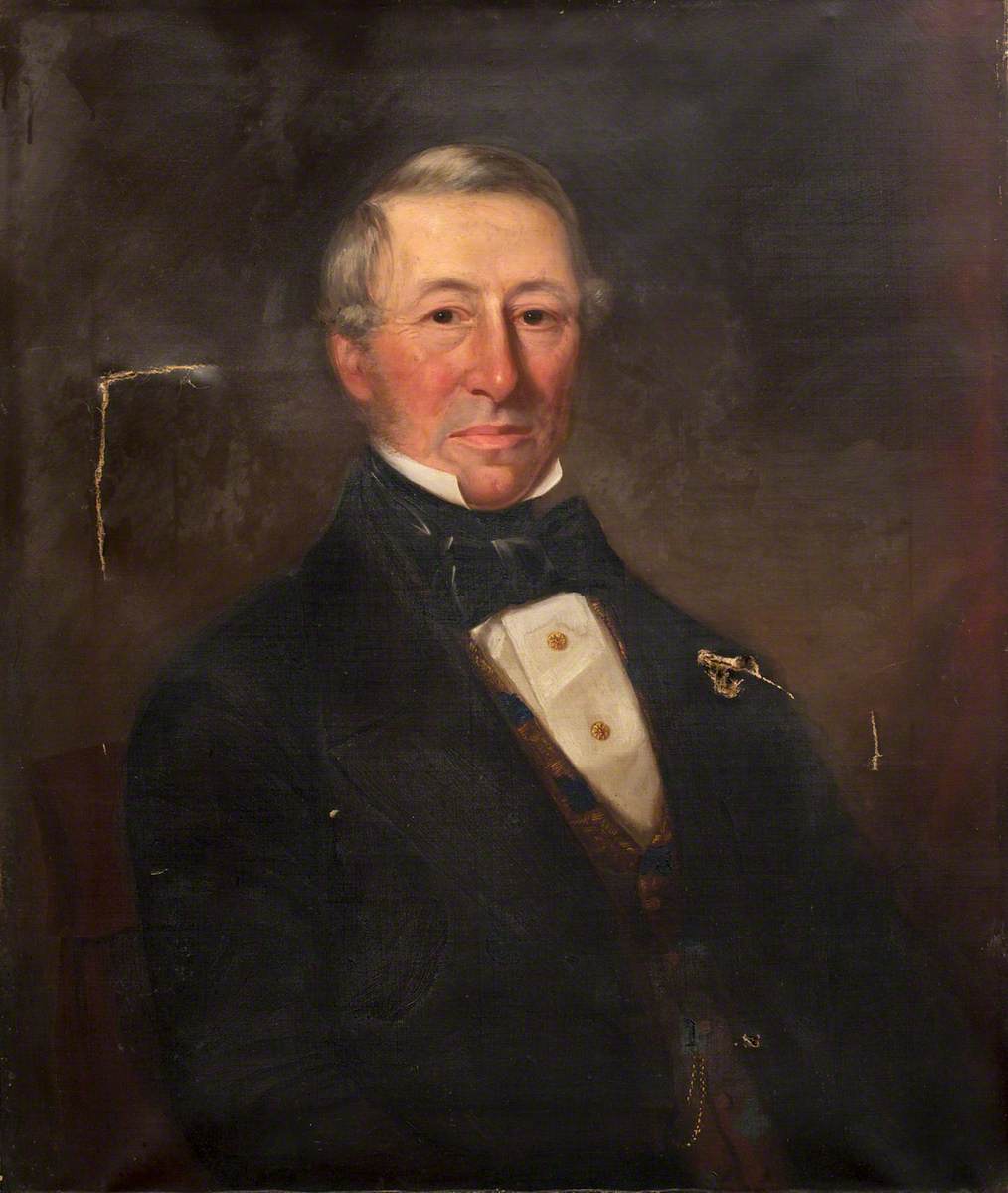 Portrait of an Unknown Gentleman with a Checked Waistcoat