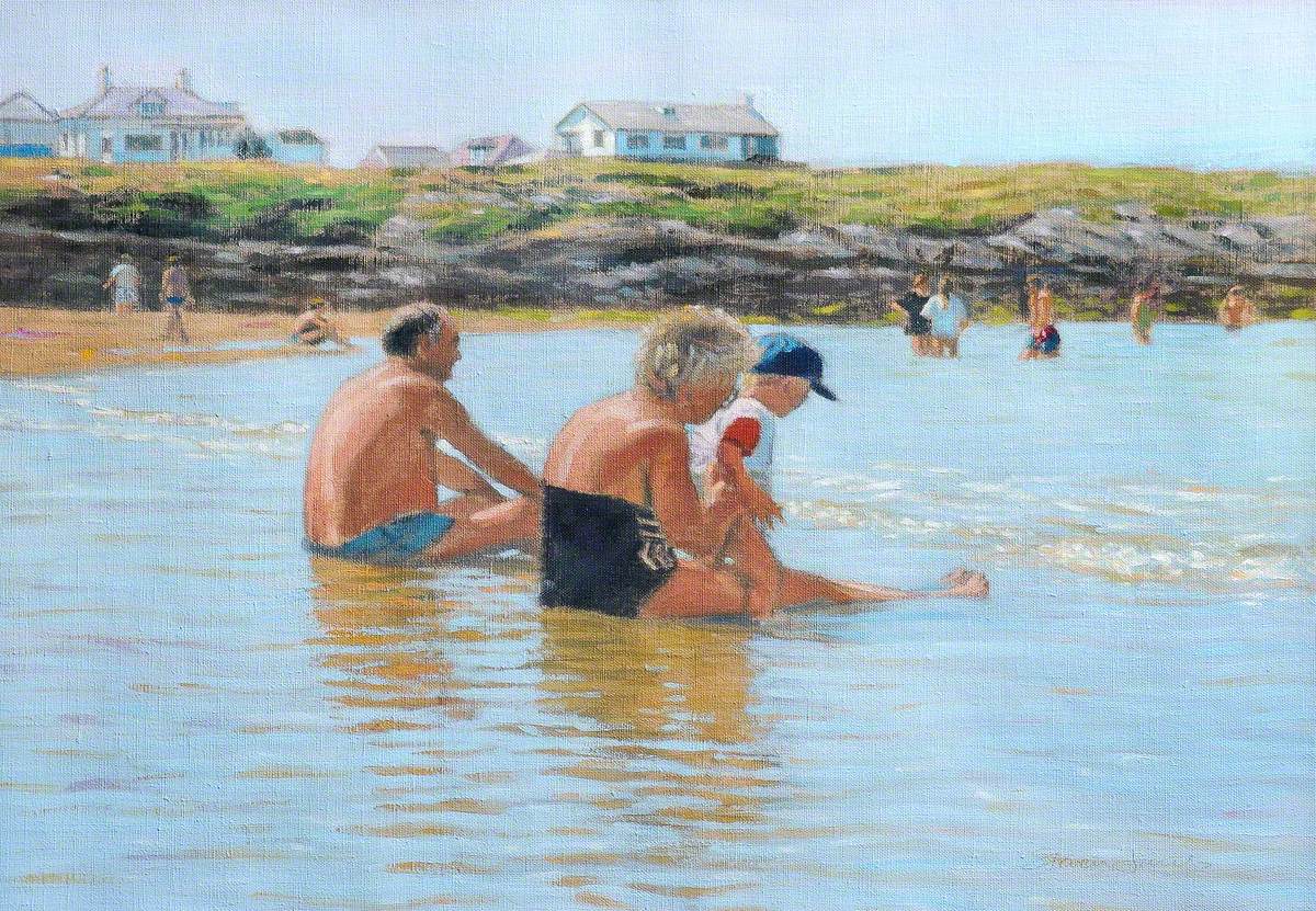 Trearddur Bay Beach Scene