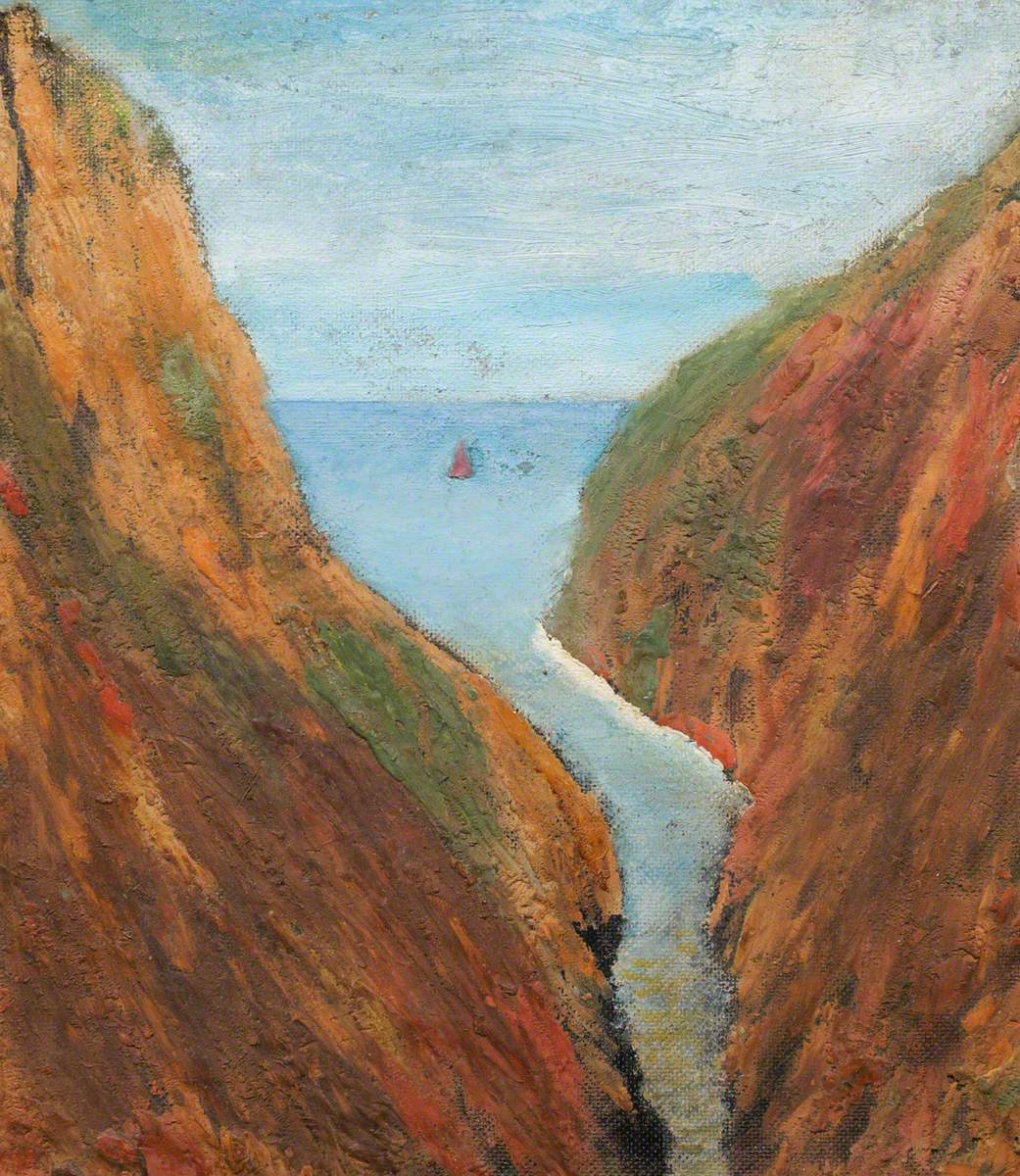 Cliff with Boat