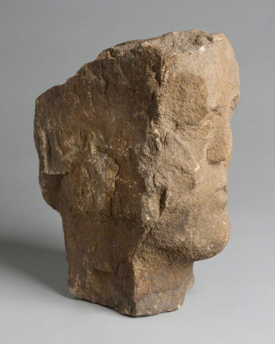Carved Stone Head