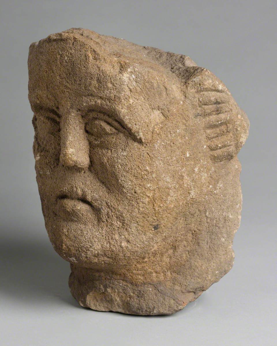 Carved Stone Head