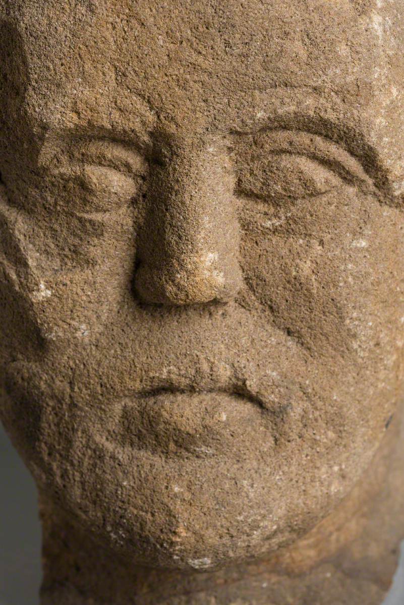 Carved Stone Head