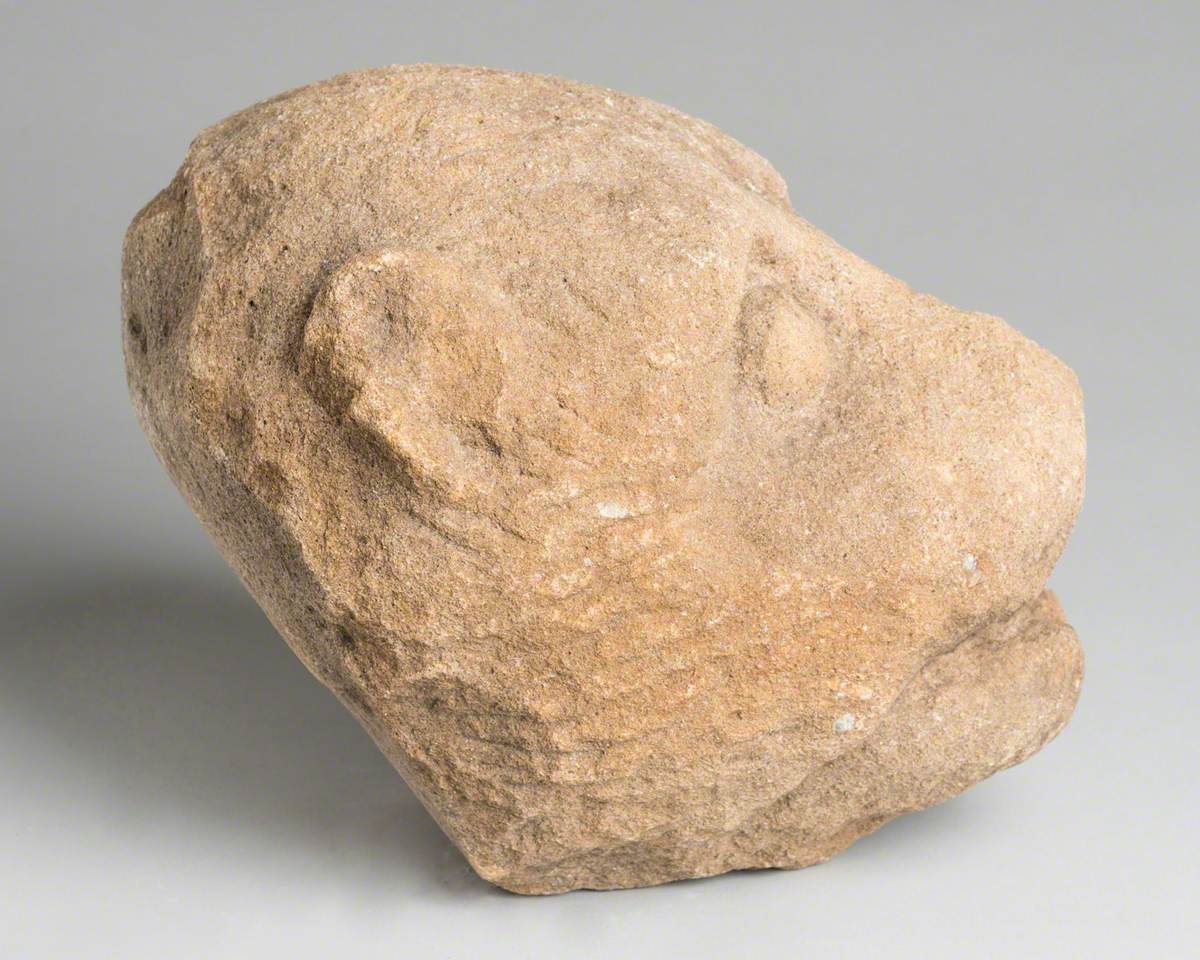 Stone Head of a Bear