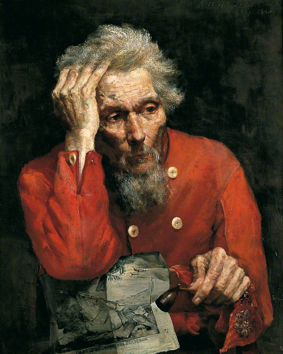 Portrait of an Old Man in a Scarlet Tunic