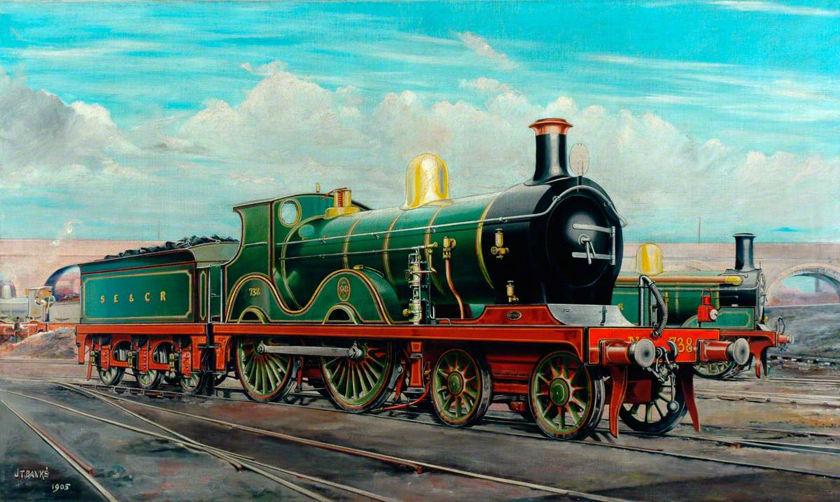 South Eastern and Chatham Railway 4–4–0 Locomotive No. 738