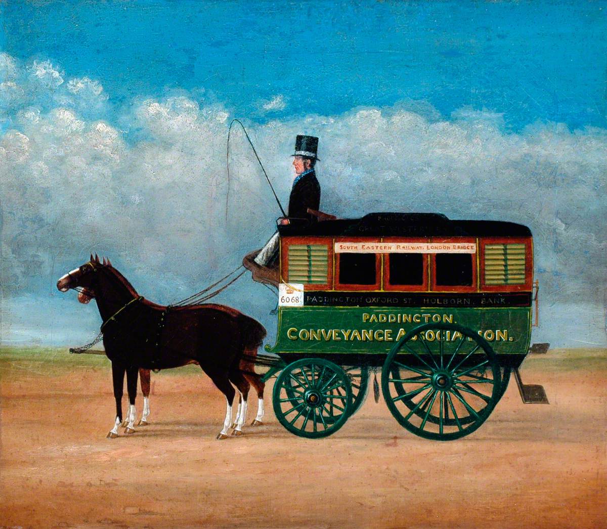 South Eastern Railway, Paddington Conveyance Association Horse-Drawn Omnibus