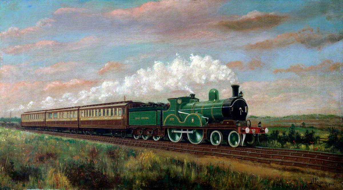Great Central Railway Express Hauled by 4–4–0 Locomotive No. 872